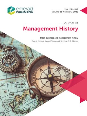 cover image of Journal of Management History, Volume 26, Number 3